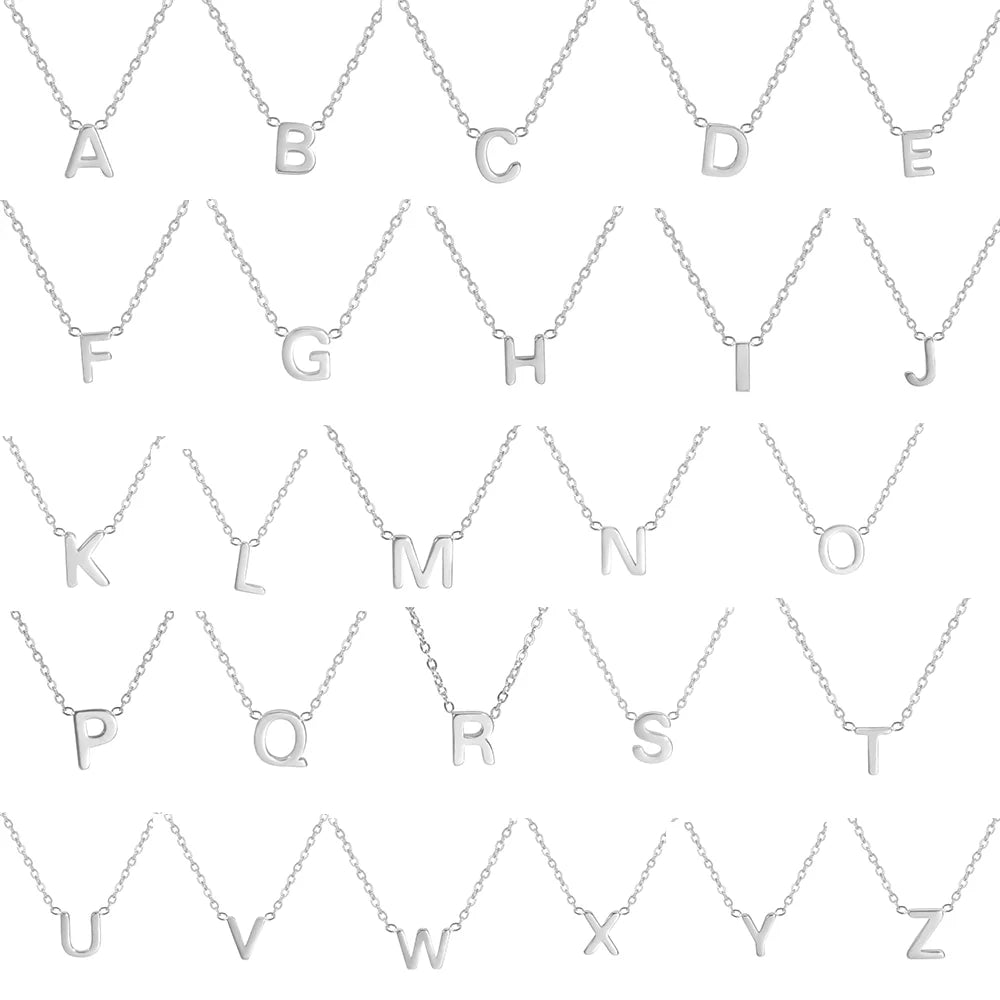 Minimalist Initial A-Z Letter Necklace